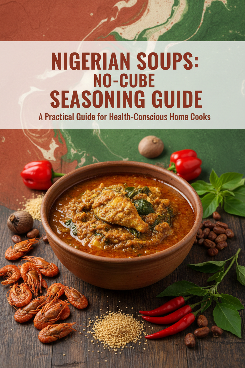 Nigerian Soups: The No-Cube Seasoning Guide Cover