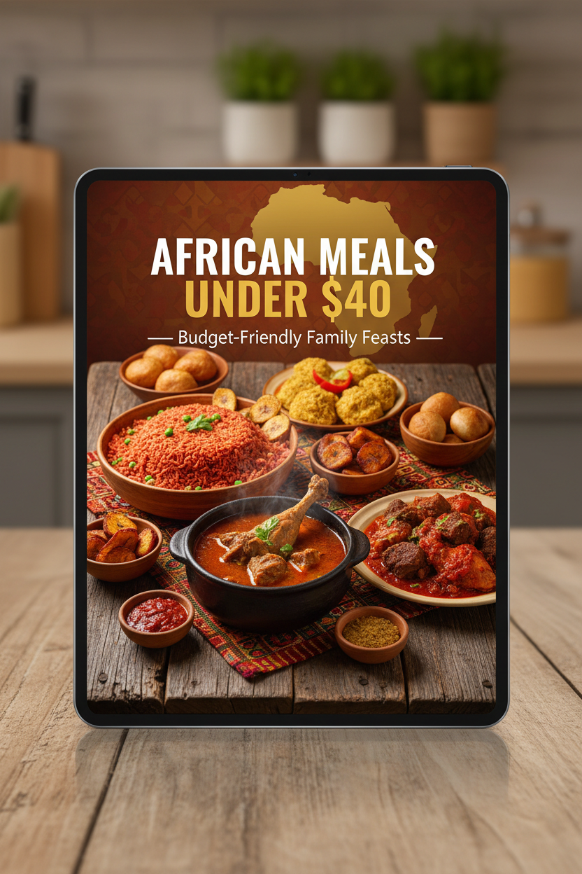 African Meals Under $40 Guide Cover